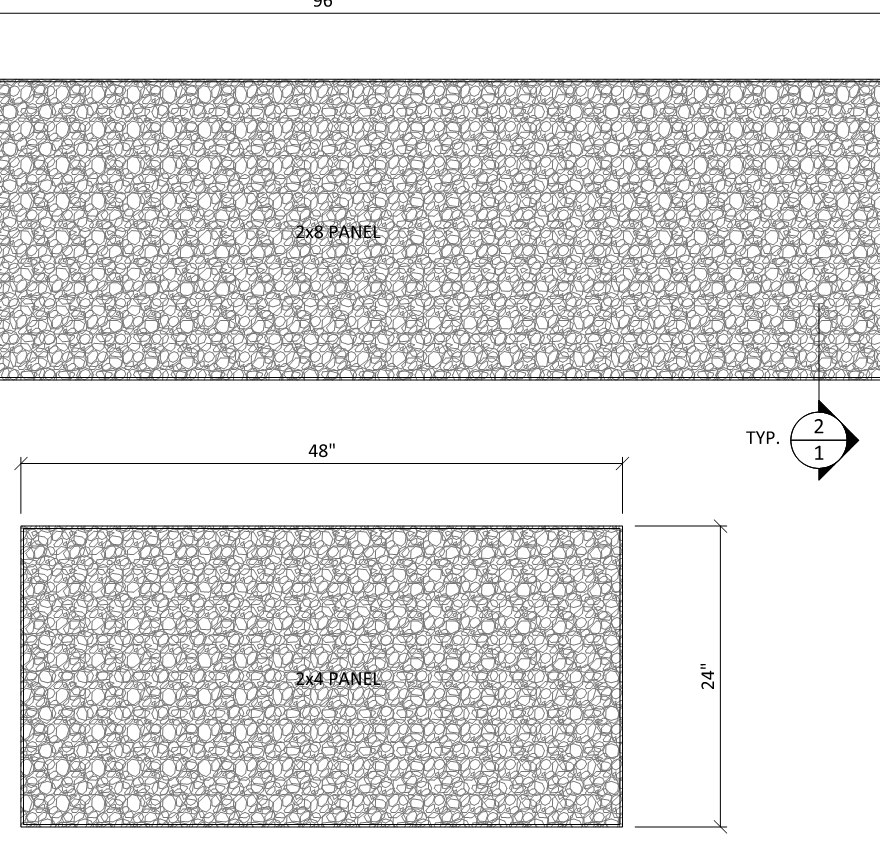 StrandTec Direct Attach technical drawing by ASI Architectural