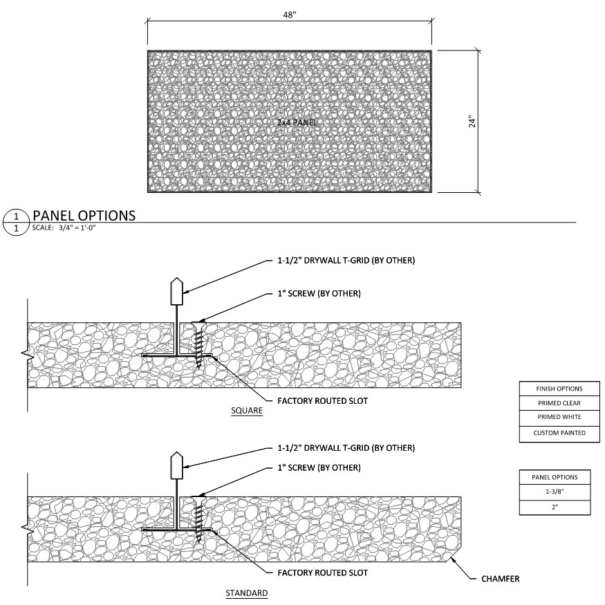 diagrams of t-slot installation by ASI Architectural